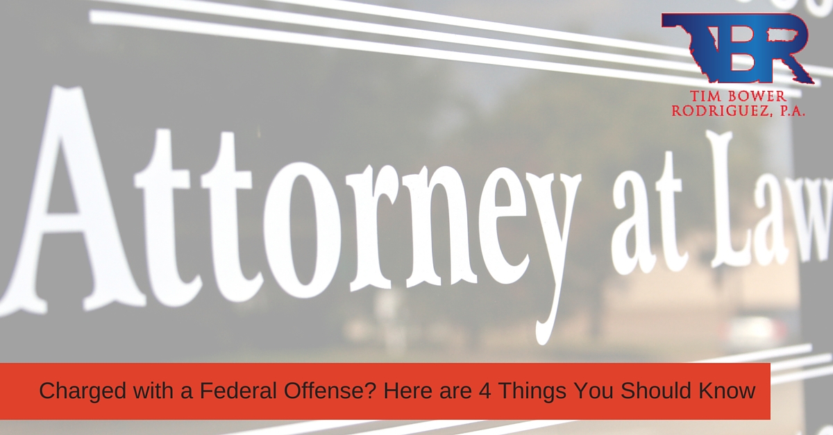 Charged with a Federal Offense? Here are 4 Things You Should Know